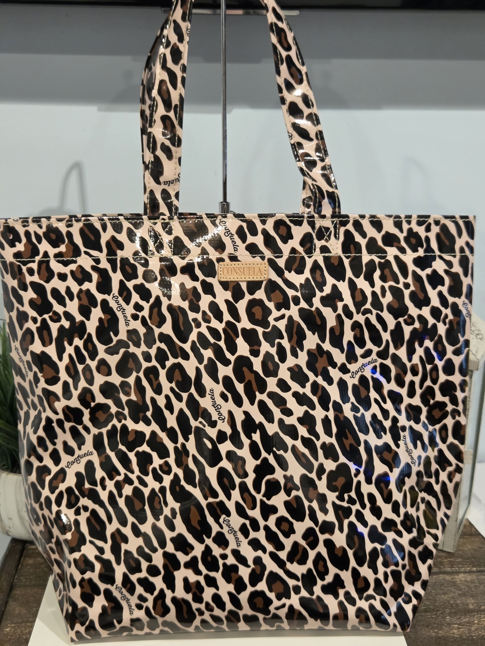Consuela Mona Animal Print Tote Bag | Like New